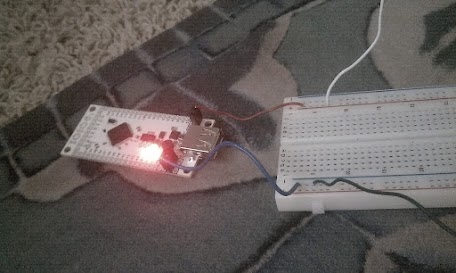 The Power Indicator Turned On